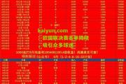 kaiyun.com：欧国联决赛名单揭晓，吸引众多球迷